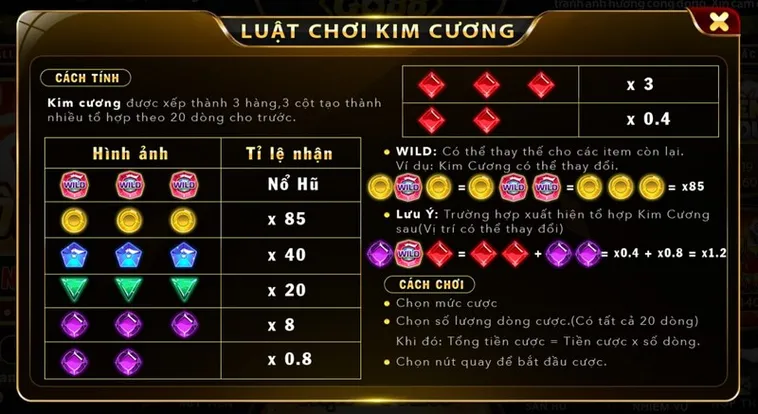 Khám Phá Trò Chơi Nổ Hũ Kim Cương Tại 98WIN: Cơ Hội Thắng Lớn